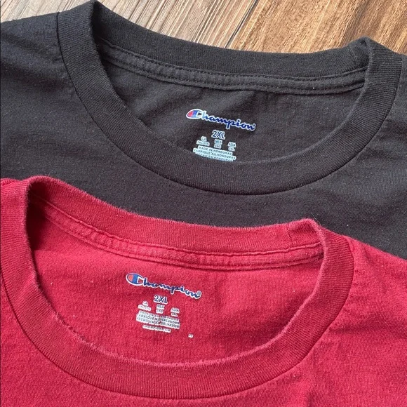 2 Champion CAROLINA Graphic Tees - Garnet & Black - Picture 2 of 9